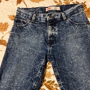Levi's Blue Acid-Washed Jeans
